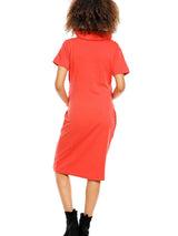 Vestido funcional premamá y de lactancia con cremallera oculta