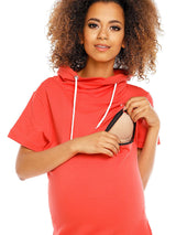 Vestido funcional premamá y de lactancia con cremallera oculta