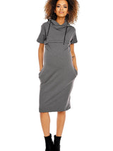 Vestido funcional premamá y de lactancia con cremallera oculta