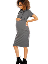 Vestido funcional premamá y de lactancia con cremallera oculta