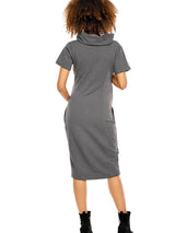 Vestido funcional premamá y de lactancia con cremallera oculta