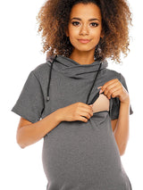 Vestido funcional premamá y de lactancia con cremallera oculta